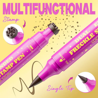 2-in-1 Waterproof Freckle Stamp & Eyeliner