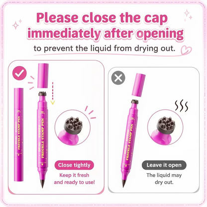 2-in-1 Waterproof Freckle Stamp & Eyeliner