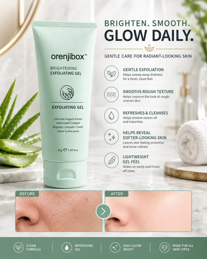 orenjibox™ Face & Body Soft Peel Glow Reset Gel