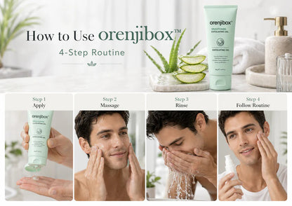 orenjibox™ Face & Body Soft Peel Glow Reset Gel